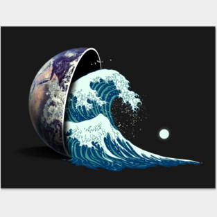 Earth Spill Posters and Art