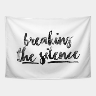 'Breaking The Silence' Social Inclusion Shirt Tapestry