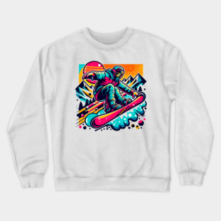 Snowboarding Crewneck Sweatshirt