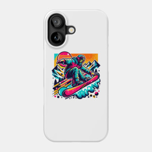 Snowboarding Phone Case