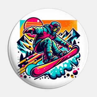 Snowboarding Pin