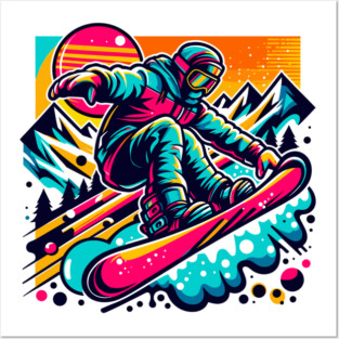 Snowboarding Posters and Art