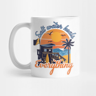 Salt water heal everything Mug