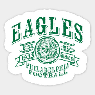EAGLES Vintage Football Sticker