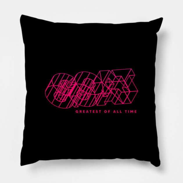 GREATEST OF ALL TIME Pillow by artslaves