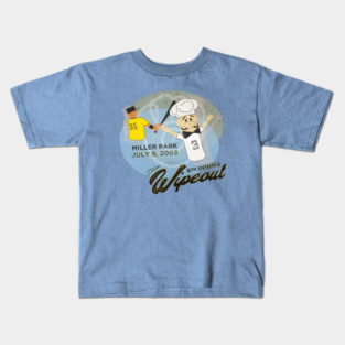 6th Inning Italian Wipeout • Milwaukee WI Kids T-Shirt