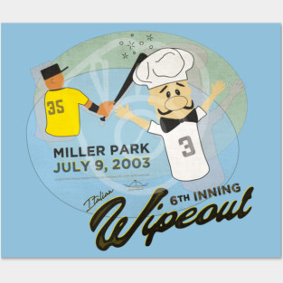 6th Inning Italian Wipeout • Milwaukee WI Posters and Art