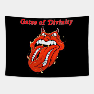 Gates of Divinity Rolling like a Stone Tapestry