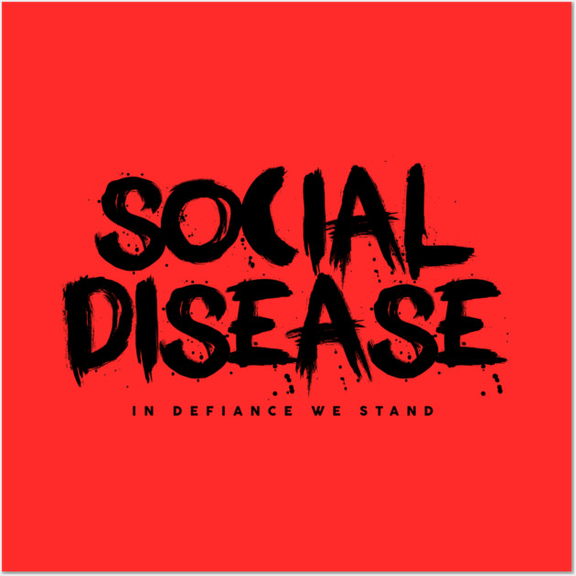 Social Disease Wall Art by artslaves