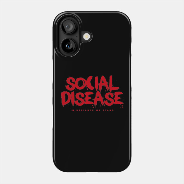 Social Disease Phone Case by artslaves
