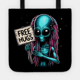 Free Hugs From Outer Space Tote
