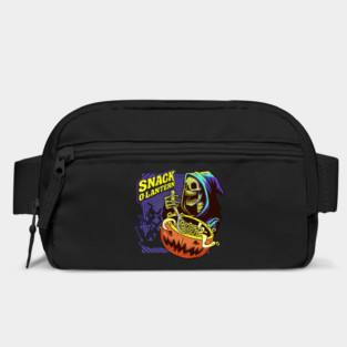 Snack O-Lantern Halloween Death Skeleton Eating Cereal Bag
