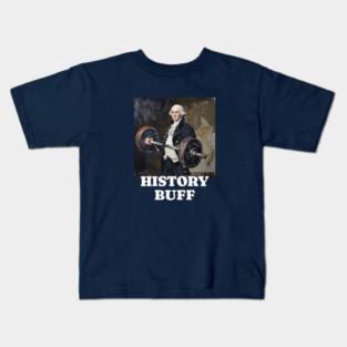 History Buff - George Washington Kids T-Shirt