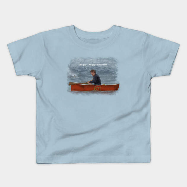 JAWS: That Red Boat Kids T-Shirt by 51Deesigns