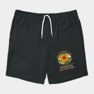 She Whispered Back I Am The Storm Sunflower Hippie T-shirt Shorts