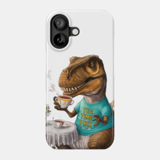 Tea Time T-Rex Phone Case