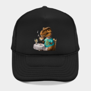 Tea Time T-Rex Hat