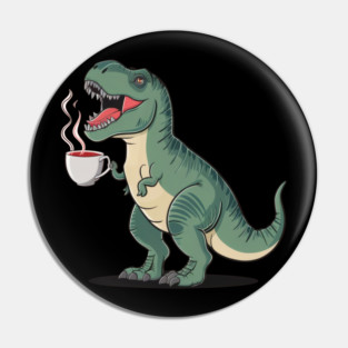 Tea Rex Pin