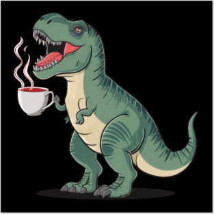 Tea Rex Posters and Art