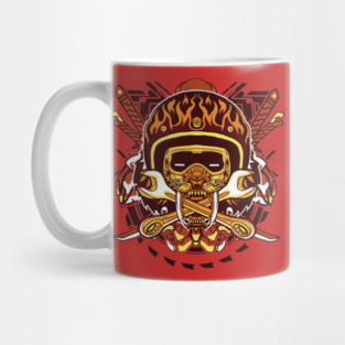 Biker Tiger Racer Mug