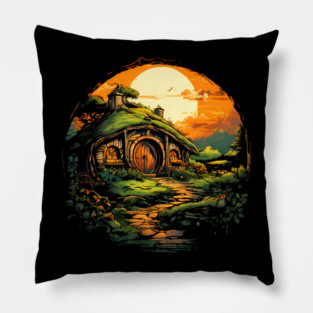A hobbit house Pillow