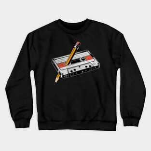 Cassette tape, vintage mashup Crewneck Sweatshirt