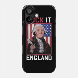 Suck It England Funny 4th of July George Washington 1776 Phone Case