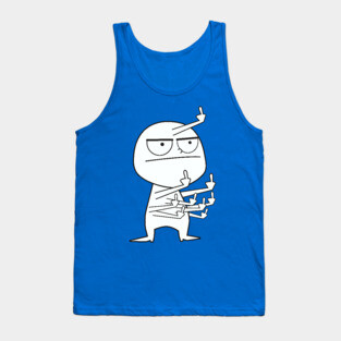 Middle Finger Maniac Tank Top