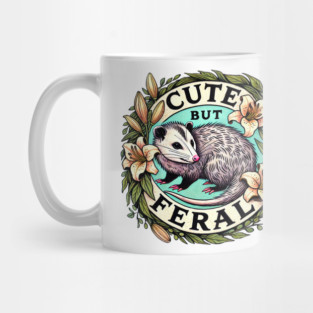 Cute but Feral Possum Mug