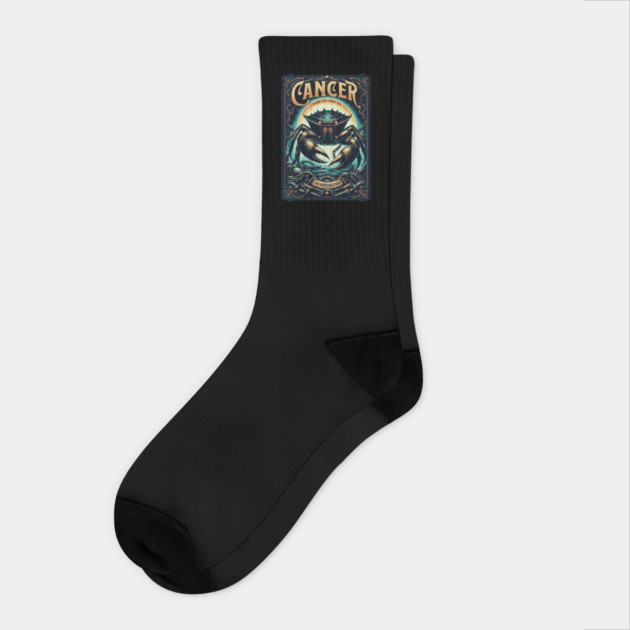 Dark Fantasy Cancer Socks by HolidayBug