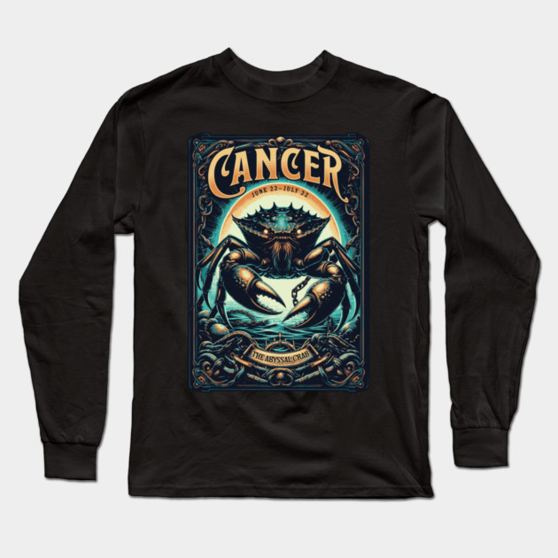 Dark Fantasy Cancer Long Sleeve T-Shirt by HolidayBug