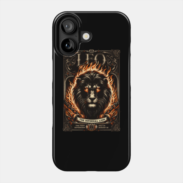 Dark Fantasy Leo Phone Case by HolidayBug