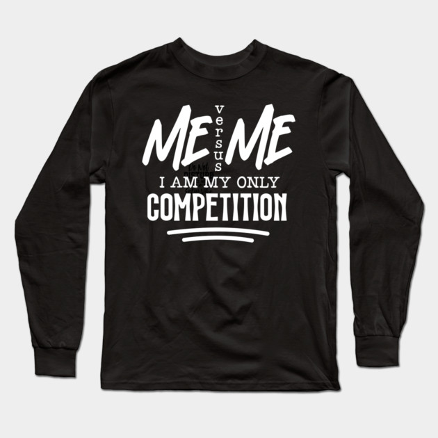 Me verses Me Long Sleeve T-Shirt by UrbanLifeApparel