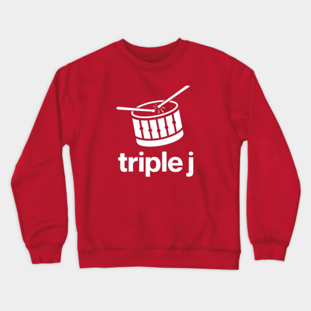 JJJ Radio Australia Tribute Fanart Crewneck Sweatshirt by Timeless Chaos