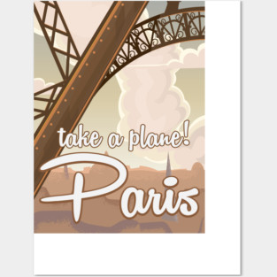 Take a Plane Paris Posters and Art