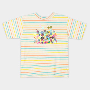 Watercolor Drops Kids T-Shirt