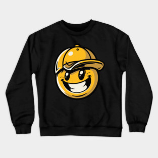 Hip-Hop Smiley Crewneck Sweatshirt
