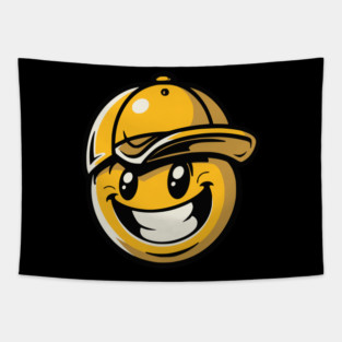 Hip-Hop Smiley Tapestry