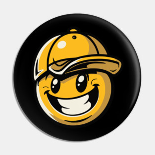 Hip-Hop Smiley Pin