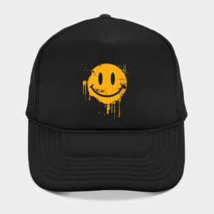 Graffiti Smiley Hat