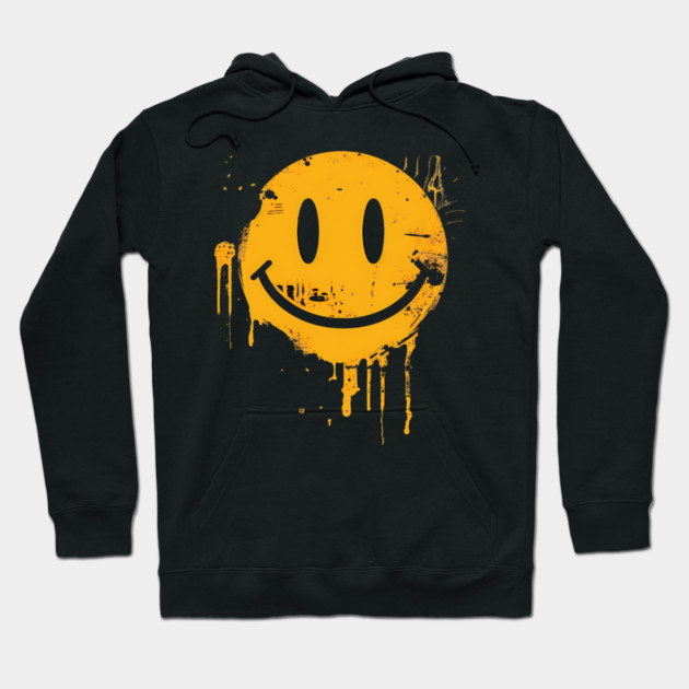 Graffiti Smiley Hoodie by UrbanLifeApparel