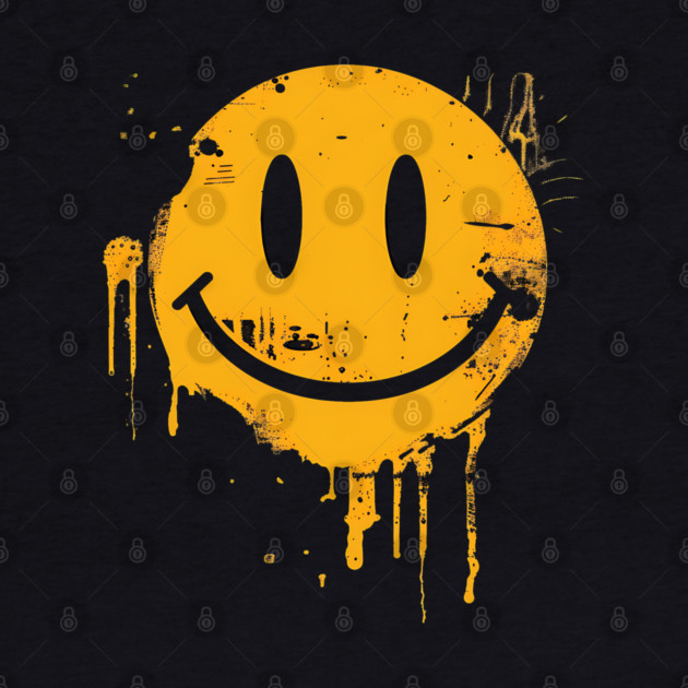 Graffiti Smiley by UrbanLifeApparel