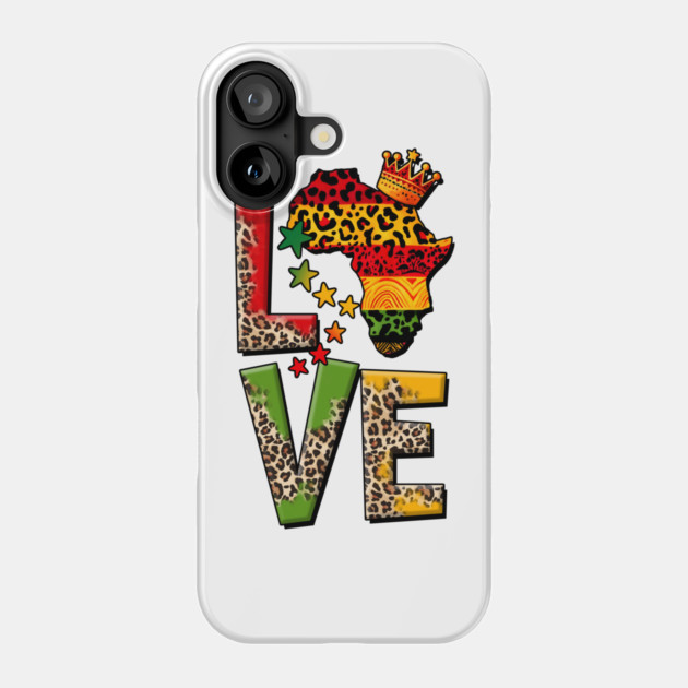 Love Africa Phone Case by UrbanLifeApparel