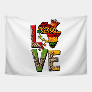 Love Africa Tapestry