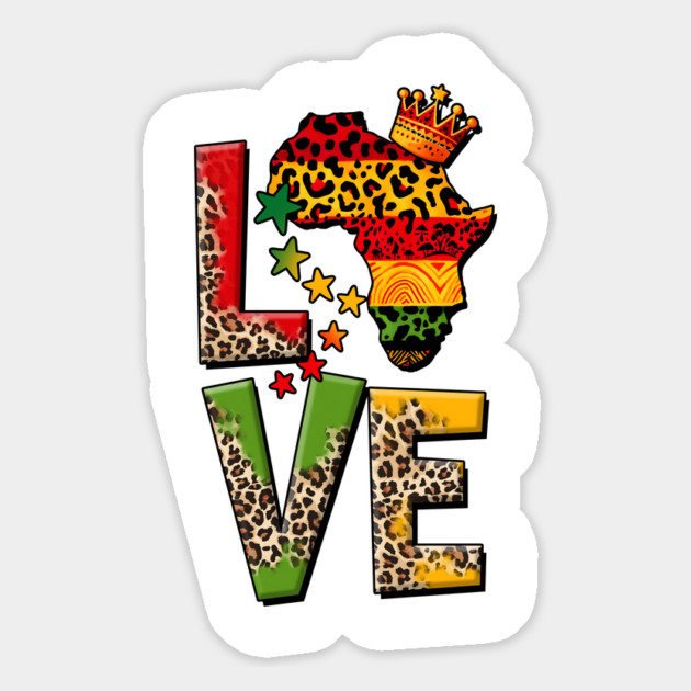 Love Africa Magnet by UrbanLifeApparel