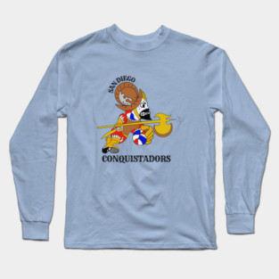 Vintage San Diego Conquistadors Basketball 1972 Long Sleeve T-Shirt