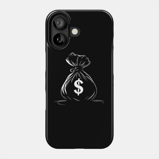 Money Bag, get Money Phone Case by UrbanLifeApparel