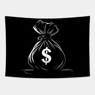 Money Bag, get Money Tapestry