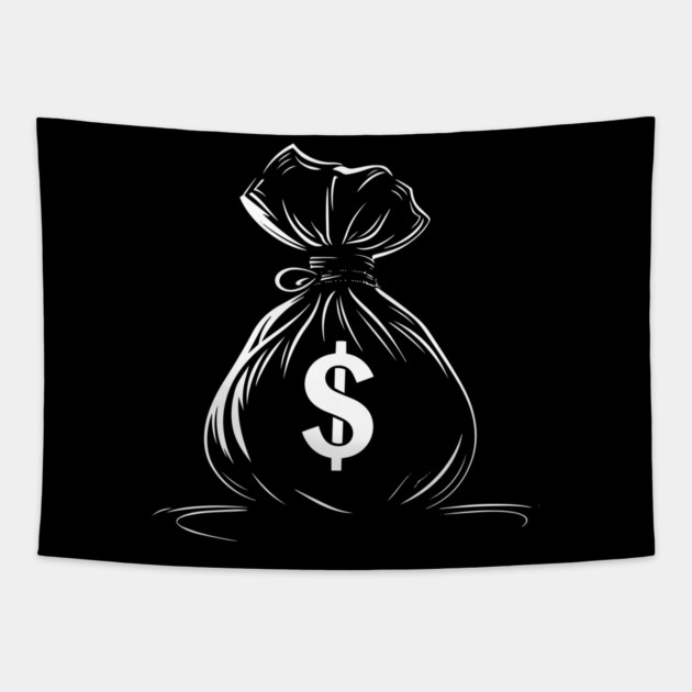 Money Bag, get Money Tapestry by UrbanLifeApparel
