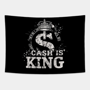 Cash is king, Dollar Sign Tapestry